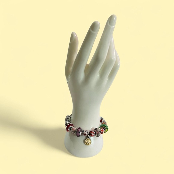 Pandora Red and White Polka Dot Charm - Picture 4 of 7